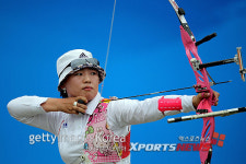 [AG 양궁] 윤옥희, 女양궁 개인전 금메달…2관왕 등극