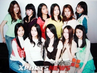 소녀시대, 데뷔전 사진 화제…