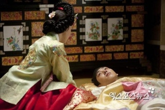 '인수대비' 함은정, 백성현 '애틋한 눈빛 연기' 눈길