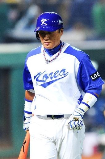 [한국-대만] 고개숙인 라이언킹 이승엽 '기회는 반드시 온다' (WBC 포토)