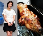 전혜빈 회식 쐈다 오늘은 금빛나가 돼지구이 쏘는 날