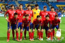 '홍명보 호 첫 승 결의 다지는 한국 대표팀'[포토]