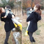 써니 조카바보 인증 주말에 지훈이랑 산책