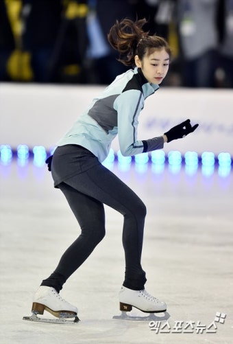 김연아 '연습중인 은반위의 피겨 여왕'[포토]