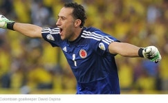 콜롬비아GK 오스피나, 아스날행…4년 계약