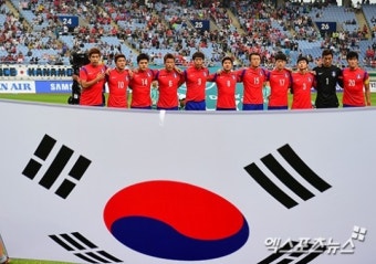 [인천AG] 대한민국 축구 대표팀 '한일전 승리를 위하여'[포토]