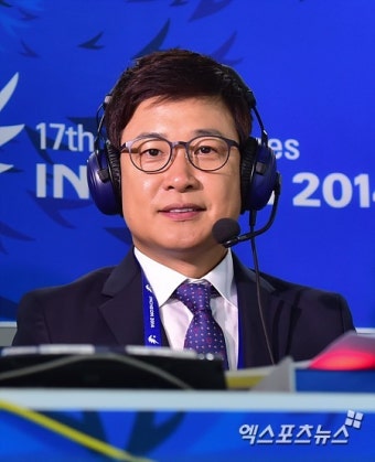 [인천AG]김성주 캐스터 '제가 다 긴장되네요~'[포토]
