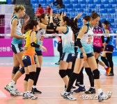 GS칼텍스 '3-0으로 쉽게 이겼어'[포토]