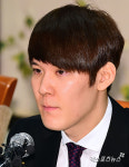 박태환 붉어진 눈시울[포토]