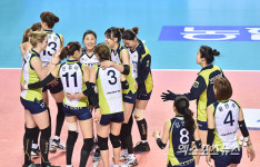 현대건설 챔프전 3-0 셧아웃[포토]