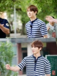 여러분 꾹모닝…꽃놀이패 방탄 정국, 월요병 타파 미소