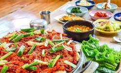 구인사 인근 가을 여행지 단양맛집 복천가든