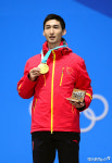 우다징 男쇼트트랙 500m 금메달의 주인공[포토]
