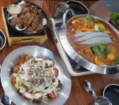 혁신도시 맛집 갈비박스, 정통 돼지갈비 제공