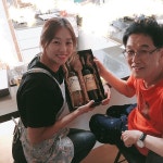 [★해시태그] 장신영♥강경준, 결혼 후 첫 명절 근황 공개…전 부치는 강서방