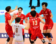 한국전력 분위기는 좋아[포토]