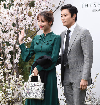 이민정-이병헌 부부 '이정현 결혼식 부부 동반 나들이'[엑's HD포토]
