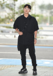 지창욱 올 블랙 공항패션[엑s HD포토]