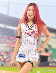 치어리더 이연경 강렬한 레드헤어[엑s HD포토]