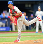 푸에르토리코 선발투수 크루즈[포토]