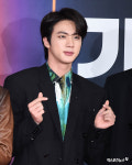 방탄소년단 진 엣지 있는 헤어스타일[엑s HD포토]