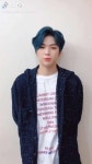 강다니엘, 다니티 설레게 한 신비로운 블루 헤어…화사한 꽃미모