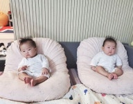 최민환♥ 율희, 훌쩍 큰 쌍둥이 딸들 공개…2호·3호 금방 크네[★해시태그]