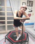 김혜선, 독일인 남편 돌아오고 운동 삼매경? 열혈 홈트 ing [★해시태그]
