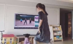 차세찌♥ 한채아, 딸 앞에서 무아지경 댄스 최고의 홈트 [★해시태그]