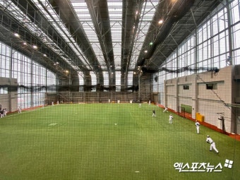 '정상 훈련' 두산, 날씨 걱정 없다 [이천:캠프노트]
