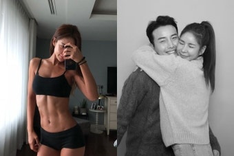 김준희, 연하 남편→복근 공개…
