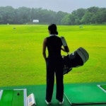 강남♥ 이상화, 뒷모습만 보면 프로 골퍼…국대 피지컬 여전하네