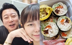 박지연, ♥이수근 위해 만든 김밥 도시락 건강식 드시고 힘내세요