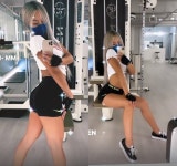 효린, 완벽한 몸매…애플힙+S라인 눈길