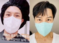 김동완 "두피가 뒤집어진 남자"…흰머리 셀프 염색 고충 토로