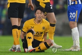 '황희찬 부상 교체' 울브스, 브라이튼 원정 1-0 신승...8위 등극