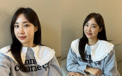최희 딸 때문에 부랴부랴 메이크업...그래도 예뻐