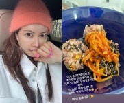 둘째 임신 양미라, 아침부터 준비한 남편 식사…나름의 플레이팅