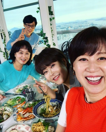 박미선, 유재석→이경실과 '놀면 뭐하니' 인증샷…