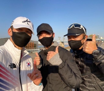 '전역' 박보검·'예비 父' 진태현, 션 러닝크루 합류…