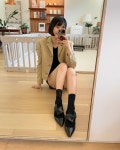 검사♥ 한지혜, 윤슬맘의 데일리룩…칼단발도 예쁘네