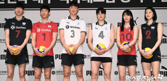 허수봉-황택의-나경복-김희진-강소휘-이다현 '배구 국가대표 6인'[포토]