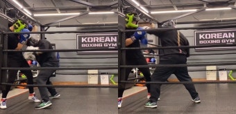 '52세' 마동석, 쉬는 날에도 복싱 삼매경…마석도만의 휴식법