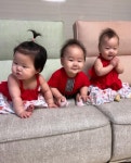 황신영, 벌써 어린이집 가는 삼둥이…받아주셔서 감사하네요