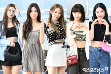 르세라핌 첫 출국 공항패션 일본 팬心 사로잡으러 출발해요![엑s HD화보]