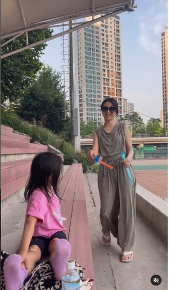 박하선류수영 6살 딸 공개 
