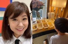 홍콩댁 강수정, 5성급 호텔 격리…子 사랑 지극한 남편