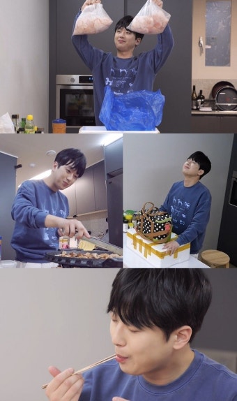 이찬원, 부모님 돕다 칼에 손 베였다…