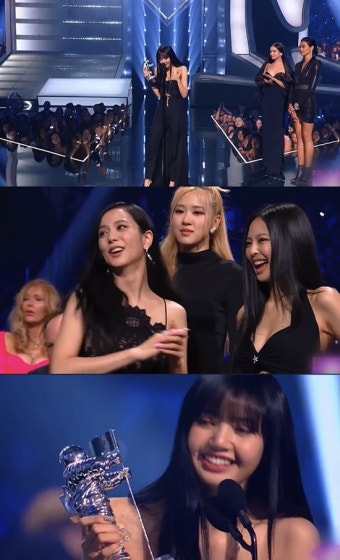 블랙핑크 리사, 美 'VMAs' 베스트 K팝 수상…