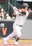 김인환 찬스 살리고[포토]